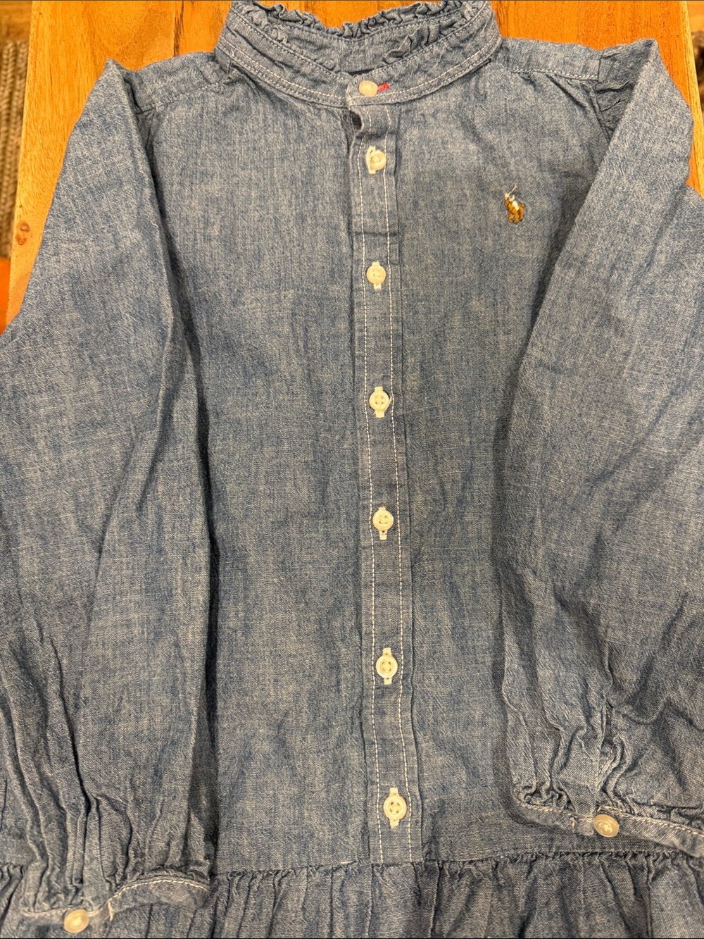 NWOT Ralph Lauren Chambray Dress